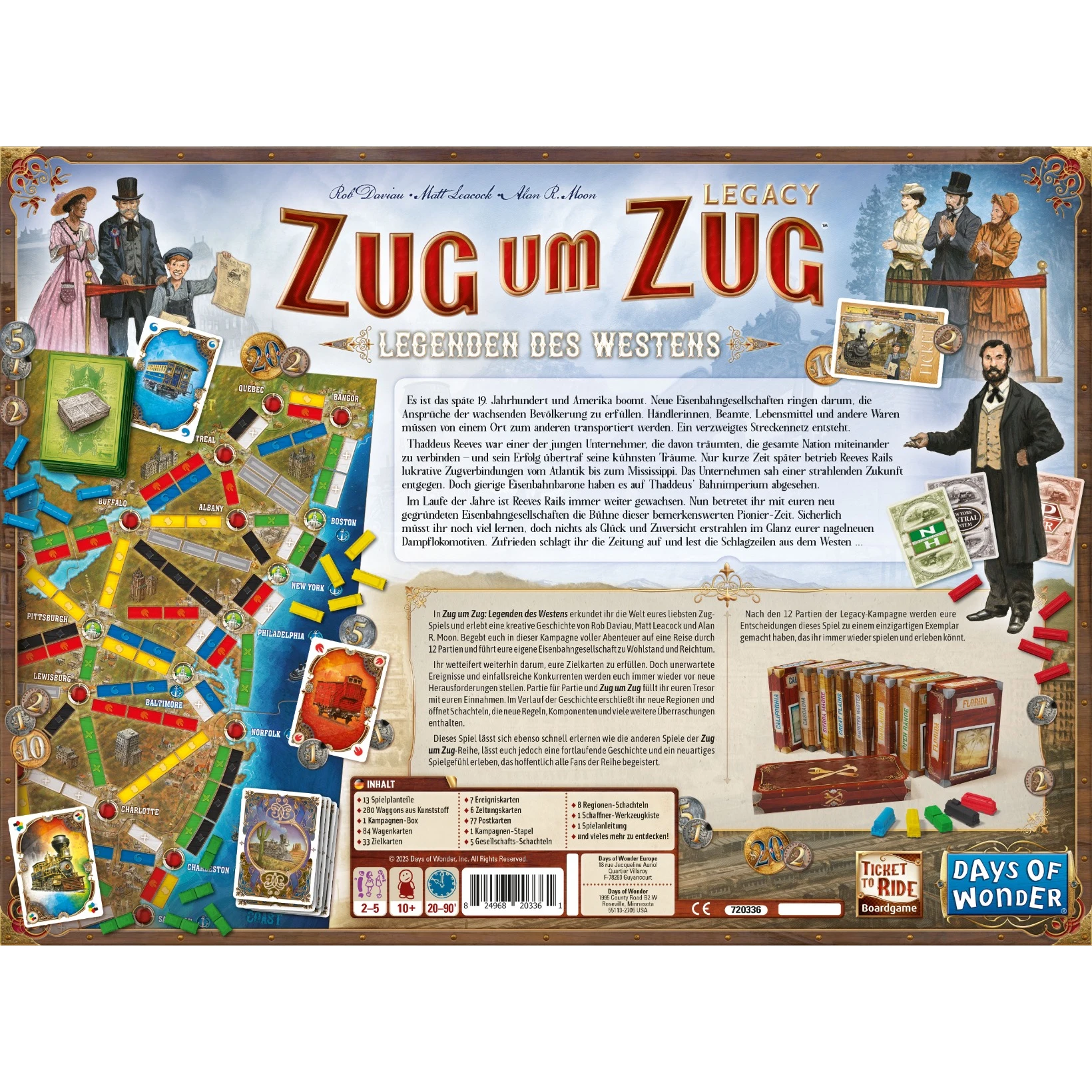 Zug um Zug Legacy: Legenden des Westens – Bild 2